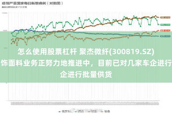 怎么使用股票杠杆 聚杰微纤(300819.SZ)：汽车内饰面料业务正努力地推进中，目前已对几家车企进行批量供货