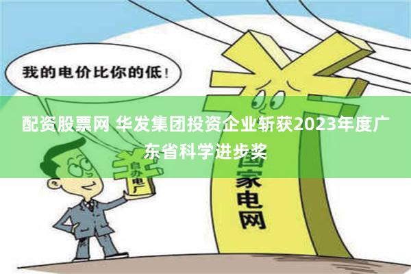 配资股票网 华发集团投资企业斩获2023年度广东省科学进步奖